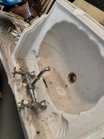 2 Devon & Devon wastafel met klassieke kranen, Huis en Inrichting, Badkamer | Badkamermeubels, Ophalen, Zo goed als nieuw