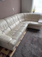 Hoeksalon, leder, Huis en Inrichting, Ophalen, Gebruikt, Leer