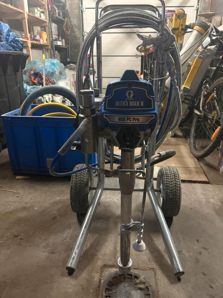 Airless Graco ultra max 2 650pc pro, Bricolage & Construction, Matériel de peinture, Comme neuf, Pulvérisateur de peinture ou Pompe à peinture