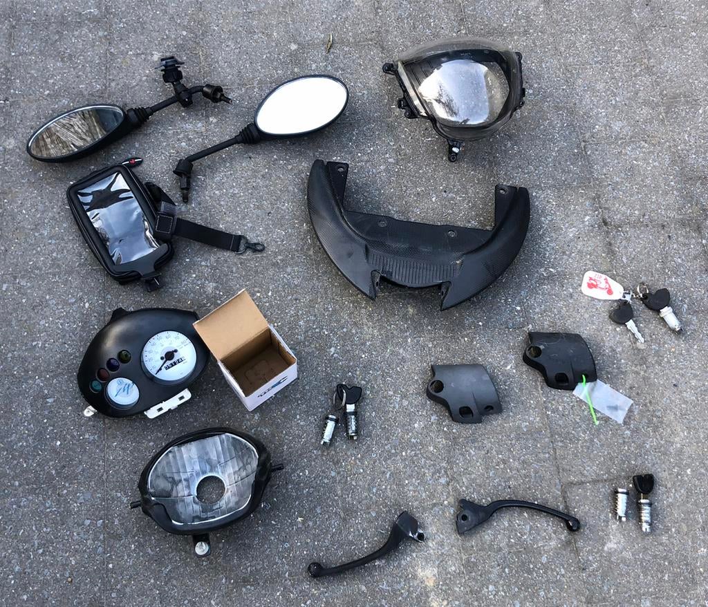 Piaggio zip onderdelen, Vélos & Vélomoteurs, Pièces de cyclomoteur | Scooters, Enlèvement ou Envoi, Utilisé, Autres types, Piaggio
