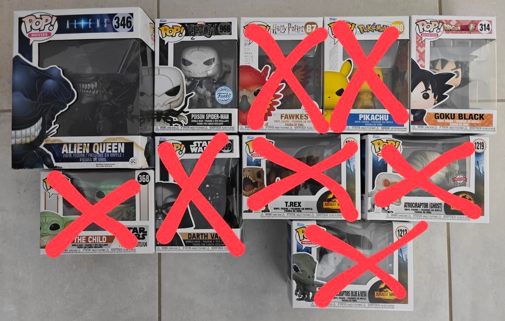 Figurines Funko Pop, Enlèvement, Neuf