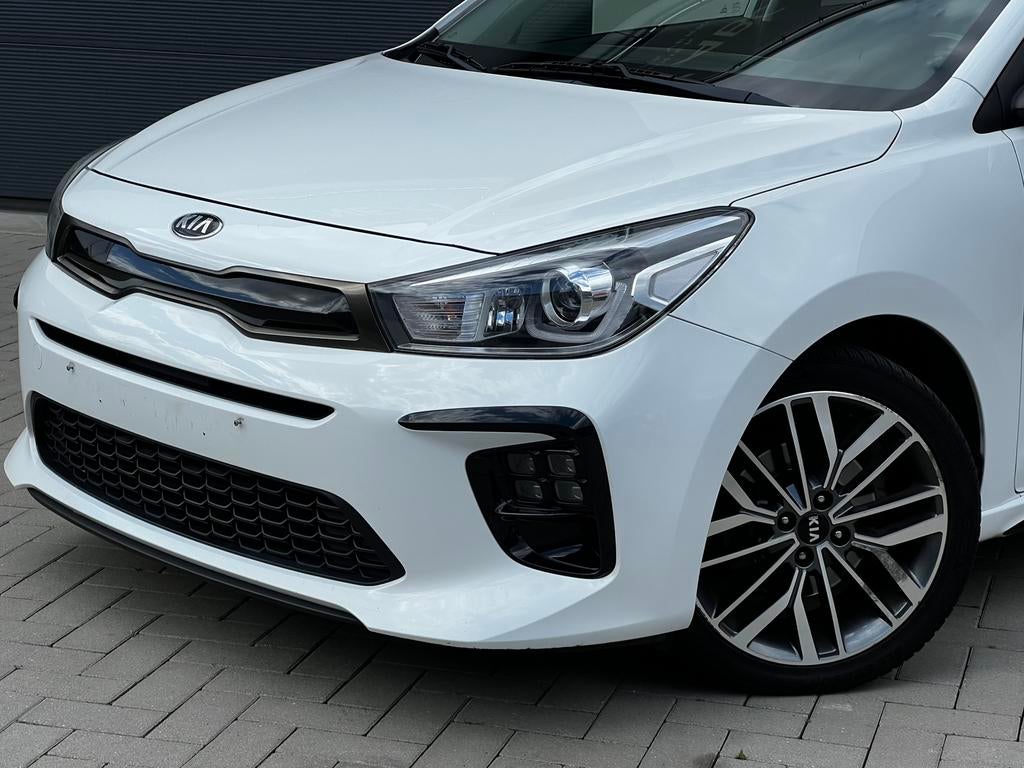 Kia rio gt line // full option // benzine // mooie staat, Voorwielaandrijving, Testrit aan huis, Navigatiesysteem, Leder en Stof