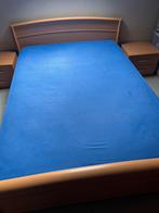 2 persoonsbed 2 nachtkastjes, Ophalen, Zo goed als nieuw