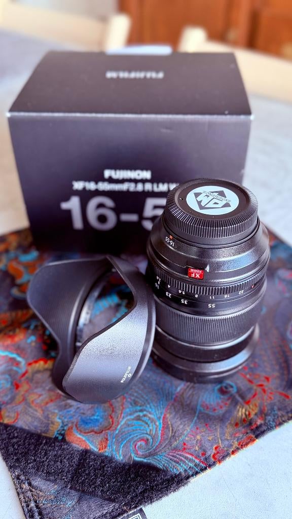 Fujifilm Fujinon XF 16-55 mmf2,8 R LM WR, Ophalen of Verzenden, Gebruikt, Overige typen, Zoom