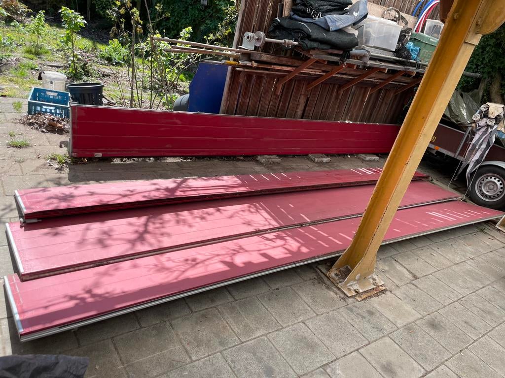 Sectionaalpoort 5m x2,5 m, Ophalen, Gebruikt