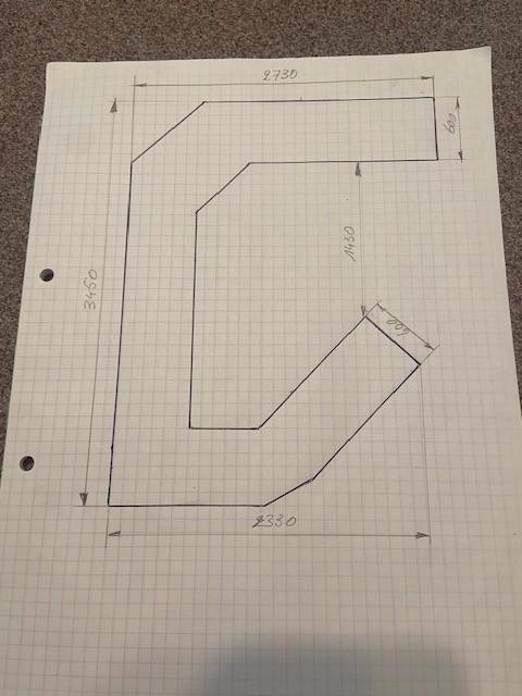 Eiken Keuken, Huis en Inrichting, Keuken | Complete keukens, Gebruikt, Hoekkeuken, Overige kleuren, Composiet, Ophalen