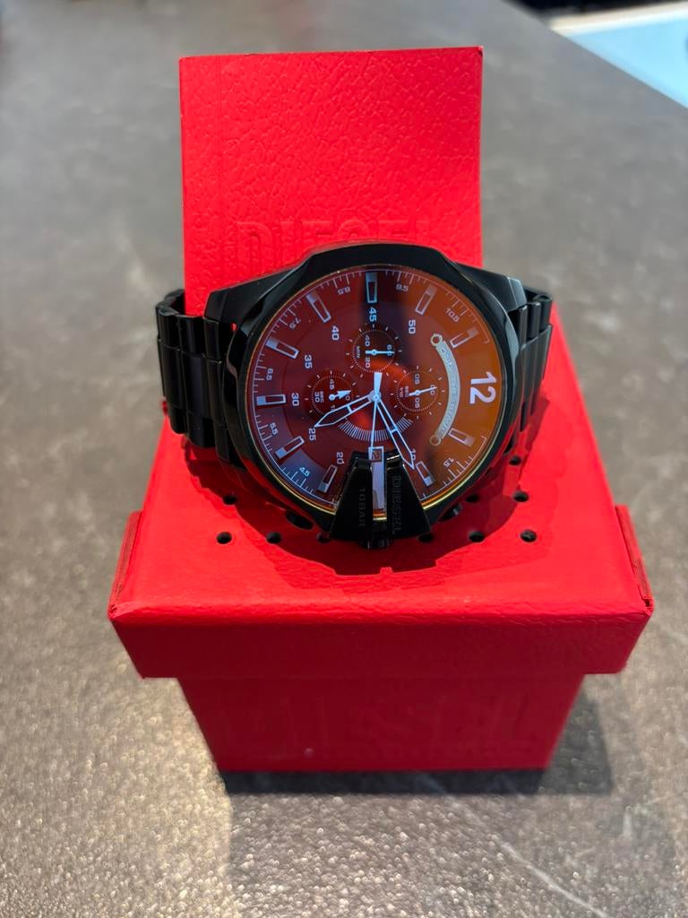 Montre diesel, Handtassen en Accessoires, Ophalen of Verzenden, Zo goed als nieuw