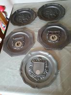 5 tinnen wandborden, Enlèvement ou Envoi