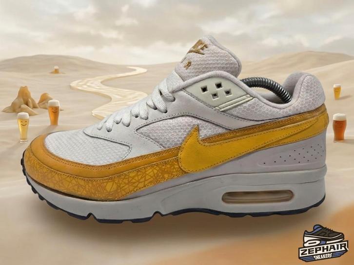 Nike Air Max Classic BW 'White/Varsity Maize' EU42.5 2007, Kleding | Heren, Schoenen, Gedragen, Sneakers, Wit, Ophalen of Verzenden