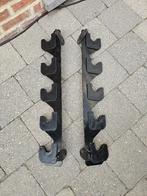 Olympic bar halterstang Wall houders 30€, Sport en Fitness, Ophalen, Zo goed als nieuw, Halterstangen