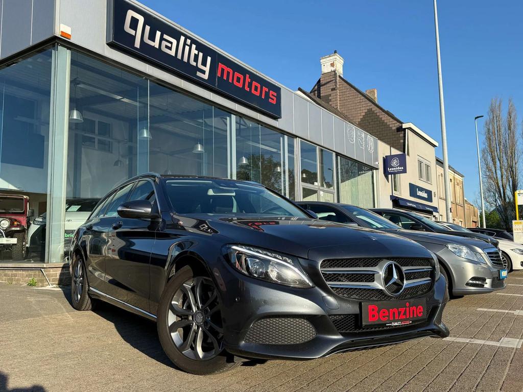 Mercedes-Benz C-CLASS 180 C 180- BENZINE / AUTOMAAT / FULL S, Autos, Achat, Euro 6, Noir, 5 portes