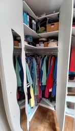 Meuble penderie de coin Ikéa 2m36 de h 1190 Forest 180€, Avec tablette(s), 100 à 150 cm, Enlèvement, Utilisé