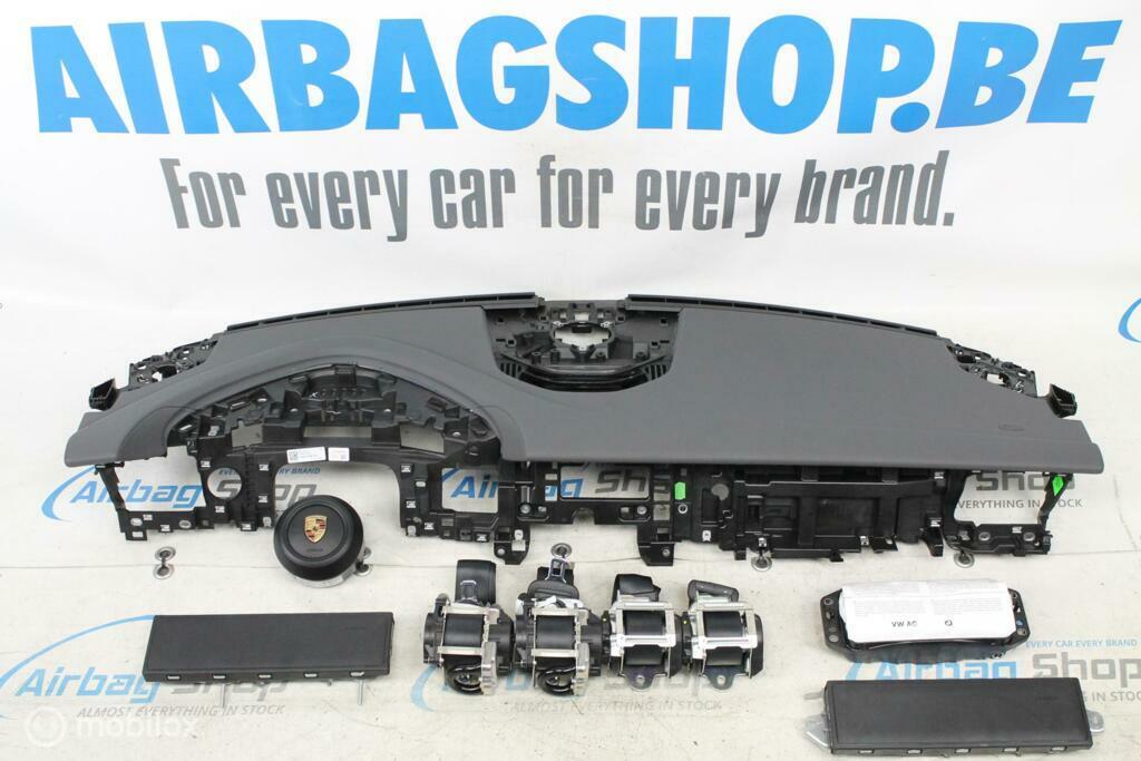Airbag kit Tableau de bord gris structure Porsche Taycan