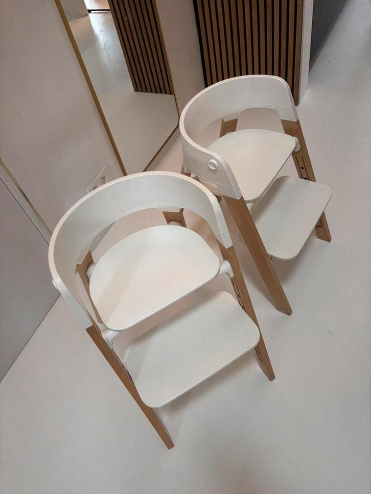 2 stokke steps + kinderzitje, Huis en Inrichting, Stoelen, Zo goed als nieuw, Ophalen