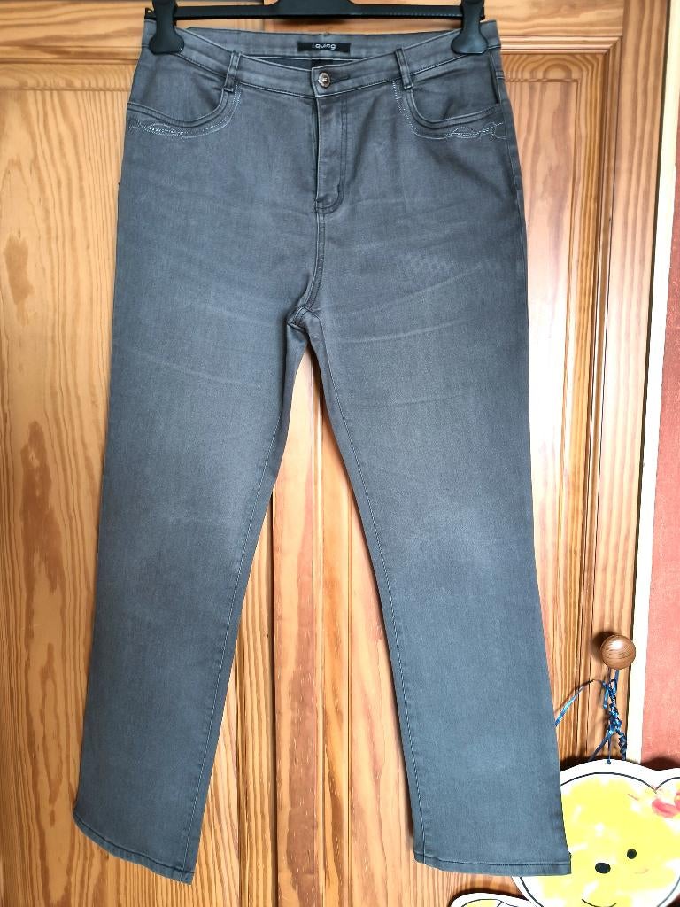 Broek - maat 46, Kleding | Heren, Broeken en Pantalons, Maat 46 (S) of kleiner, Grijs, Ophalen