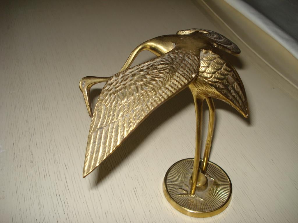 koperen vogel, Antiek en Kunst, Ophalen, Koper