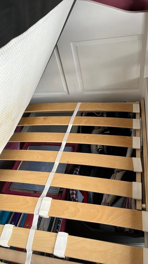 Sommier 90x200, Enlèvement, Utilisé, Bois