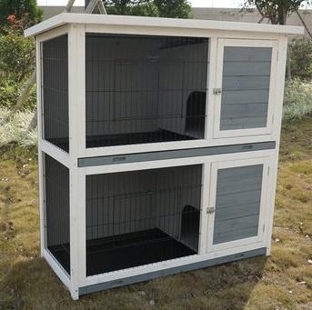 Konijnenhok Duplex 1, Dieren en Toebehoren, Knaagdieren en Konijnen | Hokken en Kooien, Nieuw, Ren, Ophalen of Verzenden