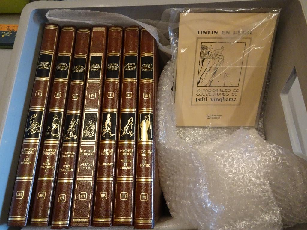 Editions Rombaldi - L'univers intégral d'Hergé - Tintin, Enlèvement ou Envoi, Tintin, Comme neuf, Livre ou Jeu
