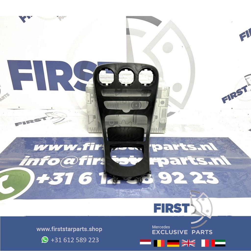 W205 AMG midden console tussen paneel zwart hout MB C Klasse, Gebruikt, -, Ophalen of Verzenden, -