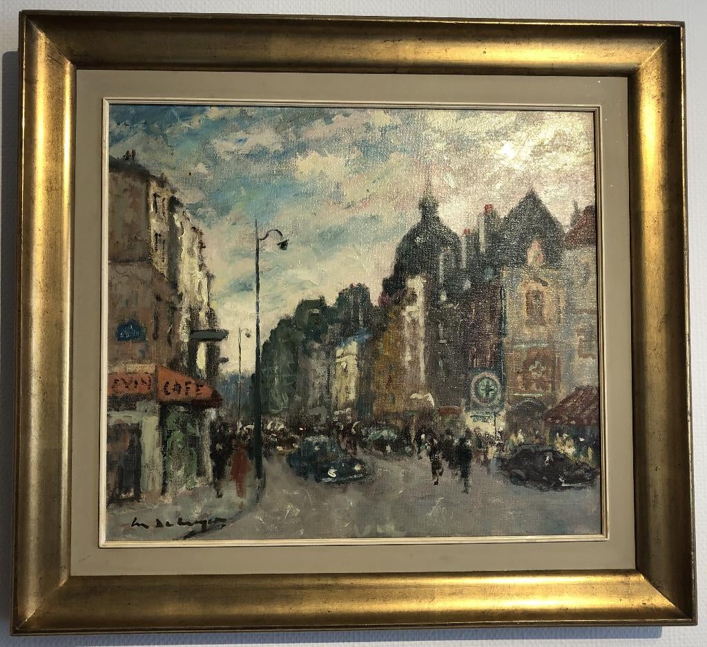 Stadsgezicht Parijs, Ophalen