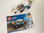 Lego City - Woestijn Rallywagen - 60218, Enlèvement ou Envoi, Utilisé, Ensemble complet, Lego