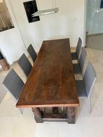 Antieken massief eiken kloostertafel, Ophalen