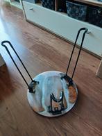 Lot de 3 pieds de table d'appoint en métal demontables., Enlèvement ou Envoi