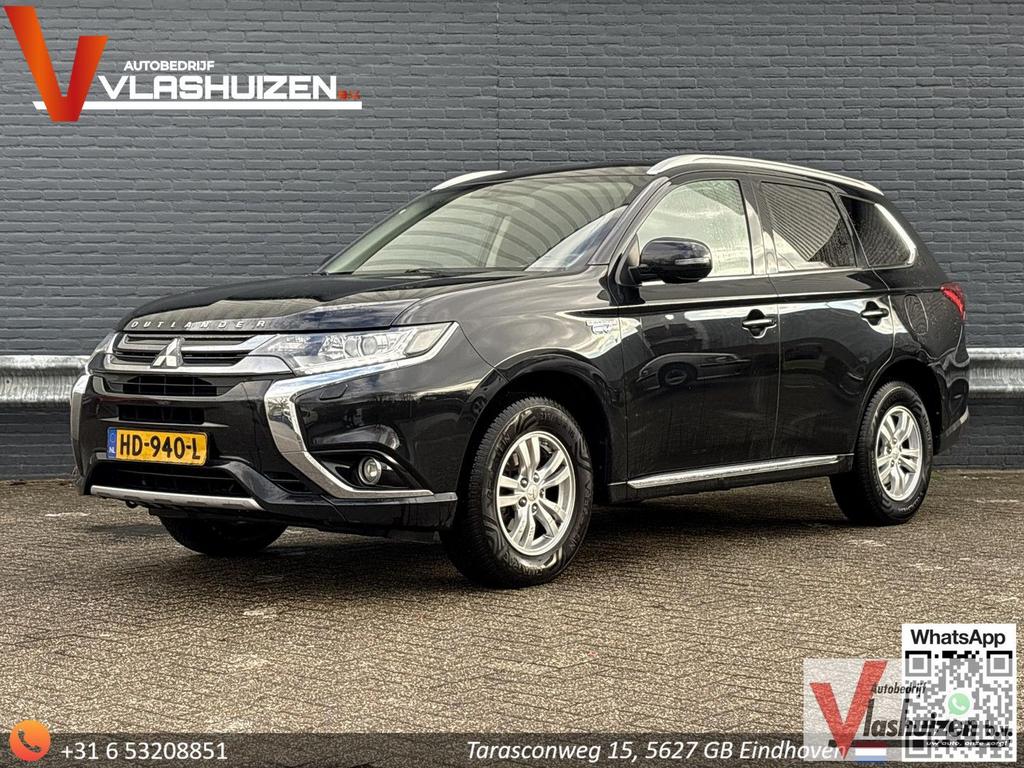 Mitsubishi Outlander 2.0 PHEV Business Edition | Leder | Cli, Auto's, Mitsubishi, Zwart, Zwart, Bedrijf, SUV of Terreinwagen