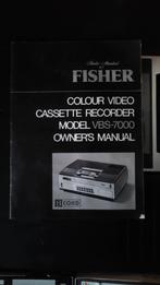 Lecteur vidéo Betamax Fisher VBS-7000 des années 1980, TV, Hi-fi & Vidéo, Enlèvement ou Envoi