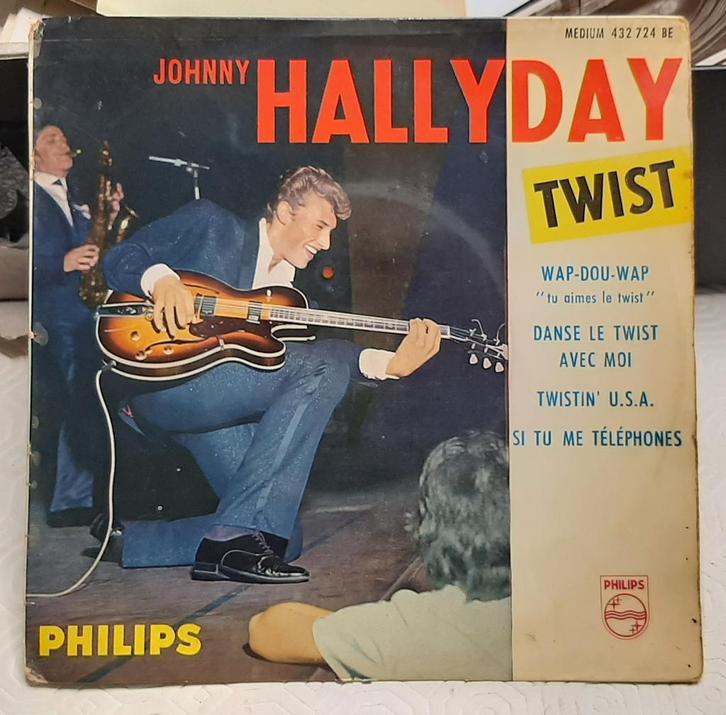 EP Johnny Halliday Twist., Cd's en Dvd's, Vinyl | Rock, Gebruikt, Rock-'n-Roll, Overige formaten, Verzenden