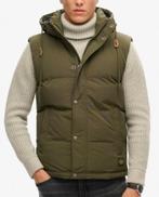 Mouwloze jas van Superdry: maat M - Khaki, Maat 48/50 (M), Ophalen of Verzenden, Zo goed als nieuw, Groen