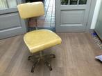 Retro bureaustoel, Huis en Inrichting, Bureaustoelen, Ophalen, Gebruikt, Geel, Bureaustoel