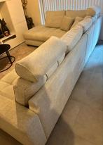 Hoeksalon, grijs stof, rookvrij, verplaatsbare kopsteunen., Ophalen, Zo goed als nieuw, Stof, Modern