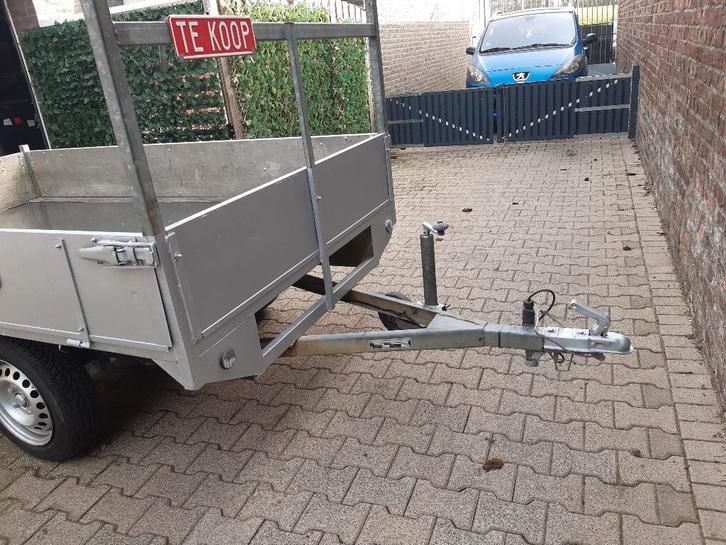zeer nette plateau aan hanger de torsie assen zijn nieuw, Autos : Divers, Remorques, Comme neuf, Enlèvement