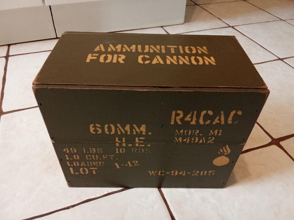 Caisse US WW2 : 60 MM, Enlèvement ou Envoi