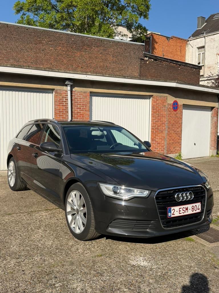 Audi A6 4G, leer, 19 velgen + set winter velgen+banden, Voorwielaandrijving, Euro 5, Blauw, Overige carrosserie