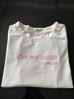 Camille witte tshirt 12 jaar, Kinderen en Baby's, Kinderkleding | Maat 152, Ophalen of Verzenden, Zo goed als nieuw, Meisje, Shirt of Longsleeve