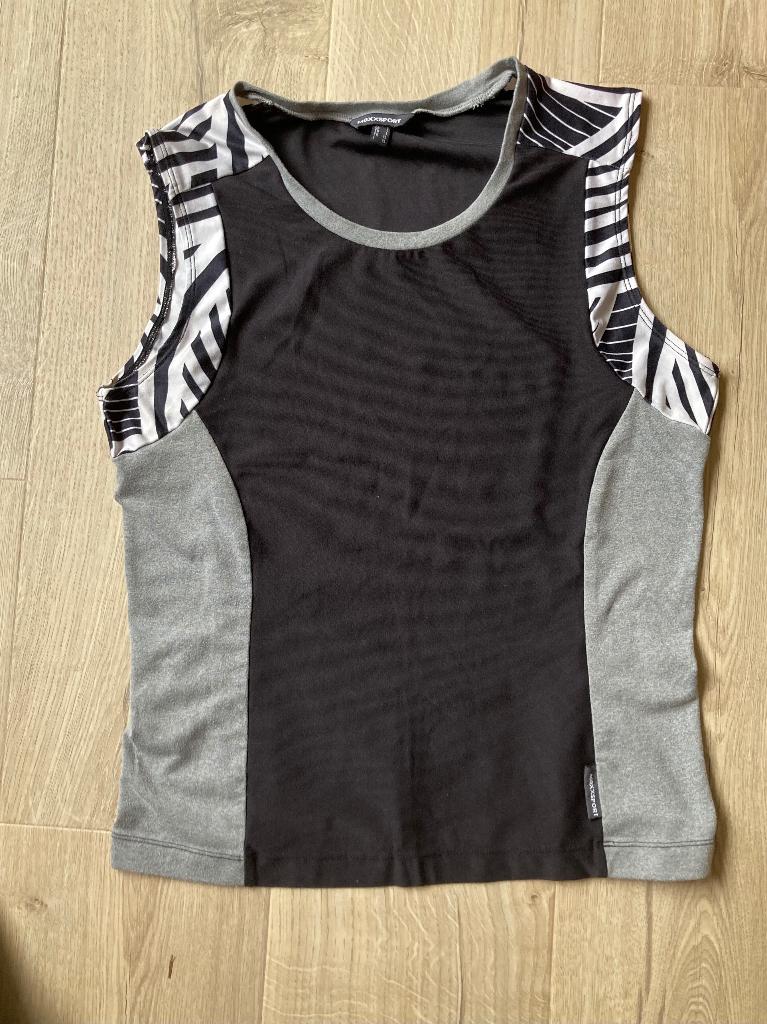 Zwart-grijs sporttopje Mexx, Kleding | Dames, Topjes, Mexx, Zwart, Maat 42/44 (L), Ophalen of Verzenden