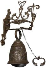 grote messing muurbel., Ophalen of Verzenden