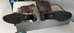 Bottes en cuir marron pour femme en parfait état, Enlèvement ou Envoi, Brun, Porté, Bottes hautes