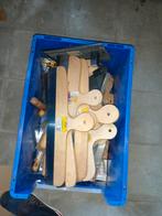 Platresse manche en bois, Truelle, fer à joint, spatule etc, Enlèvement ou Envoi