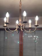 Vintage, bronzen kroonluchter, Ophalen, Gebruikt, Metaal