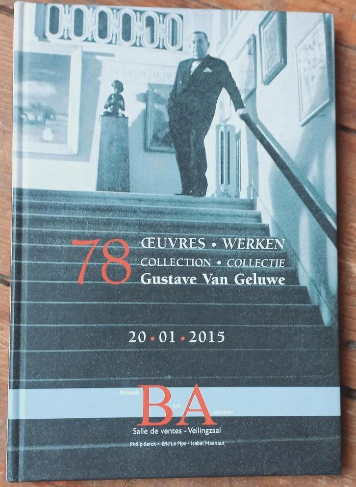 Veilingcataloog  collectie Gustave Van Gheluwe Ensor, Boeken, Kunst en Cultuur | Beeldend, Ophalen of Verzenden