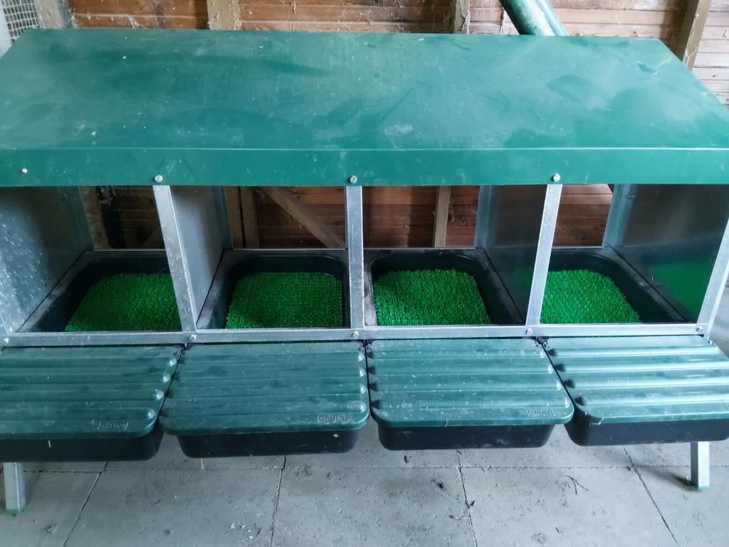 Metalen legbakken kippen Gaun, Dieren en Toebehoren, Pluimvee | Toebehoren, Ophalen