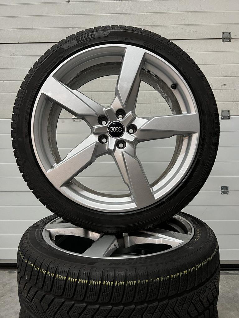 21’’ AUDI Q5 SQ5 VELGEN WINTERBANDEN ORIG TPMS DEMO SET, Auto-onderdelen, Banden en Velgen, Gebruikt, 255 mm, -, -