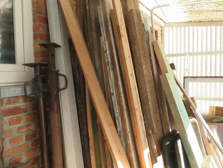 recuperatie planken , balken , kepers, Tuin en Terras, Palen, Balken en Planken, Balken, Ophalen