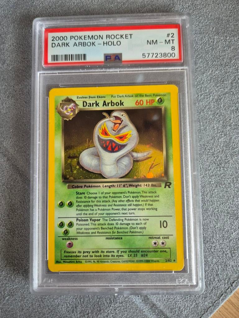 Pokémon tcg dark arbok team rocket, Enlèvement ou Envoi