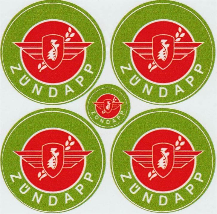 Zundapp stickervel, Motoren, Accessoires | Stickers, Verzenden