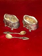 PAIRE DE SALERONS ARGENT MASSIF, Enlèvement ou Envoi, Argent